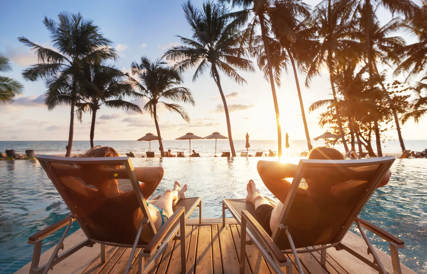 Hospitality resort pool and guest demand context