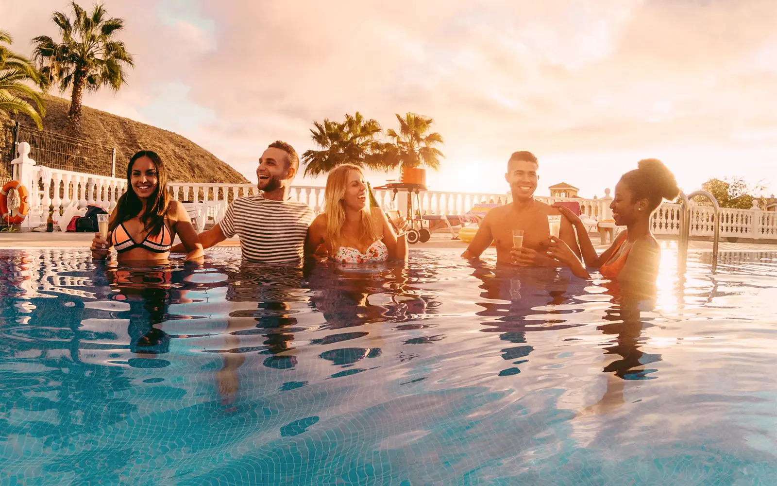 Beach club dining and hospitality