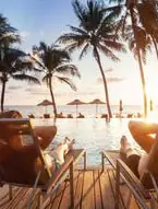 Sunset hospitality and lifestyle club setting