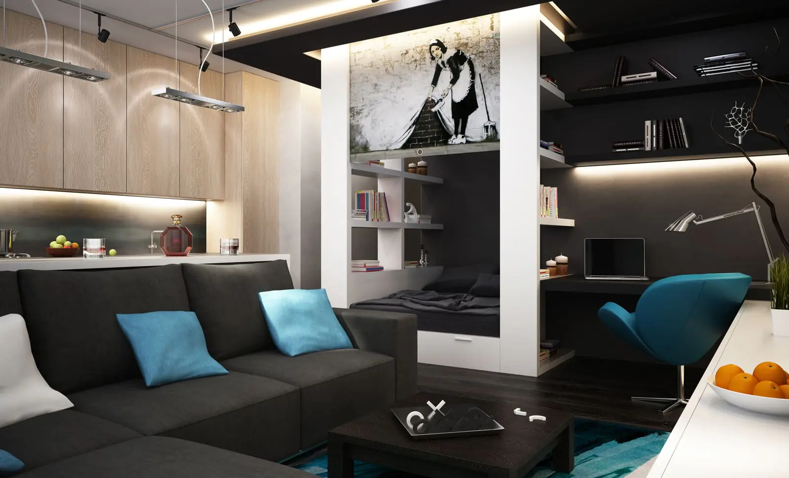 Luxury hospitality lounge