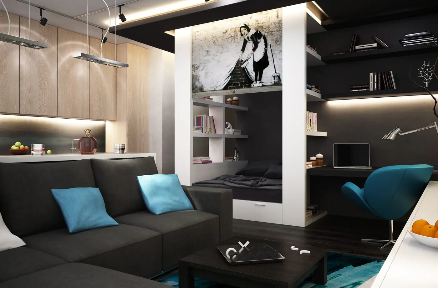 Luxury lounge interior for premium guest experience